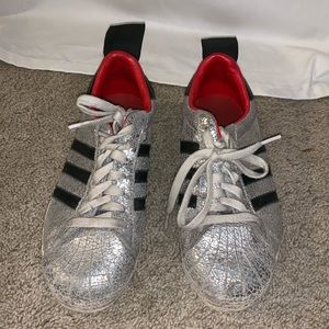 Adidas metallic Sam Smith style